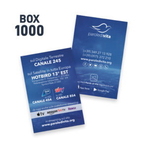 Biglietto Tascabile - BOX 1000