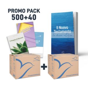 PromoPack - 500 Vangeli di Giovanni + 40 Nuovo Testamento | SPEDIZIONE GRATUITA